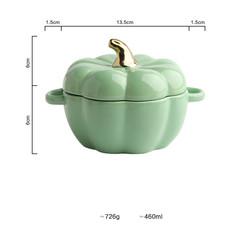 Pumpkin Porcelain Ceramic Home Decoration Bowl For Breakfast Egg