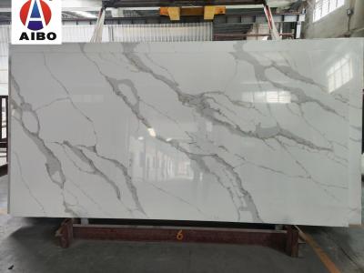 Pedra de pedra AB8165 da engenharia de quartzo clássico de Calacatta para a bancada/Worktop da cozinha