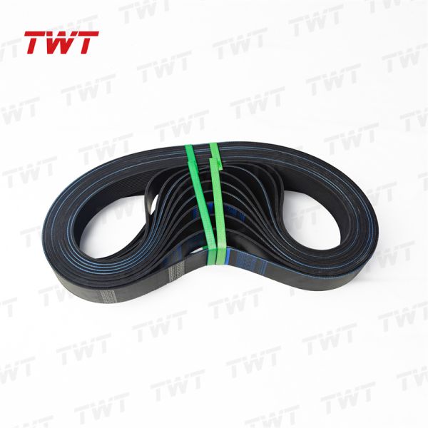 Twt 10007-53213 12PK1189 Sinotruk Dump Truck Engine Rubber Ribbed V Belt 1000753213 12PK1189 for Shacman Delong Truck