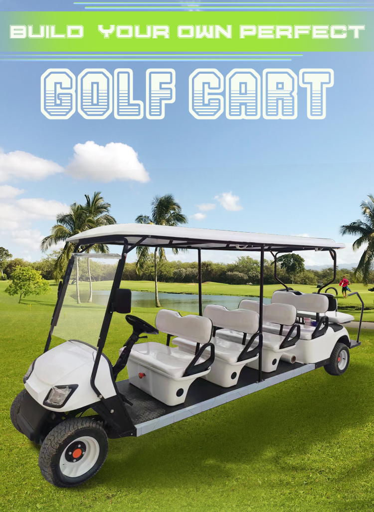 Багги гольфа тележки строки новой энергии 4 электрическая с местом 690кг