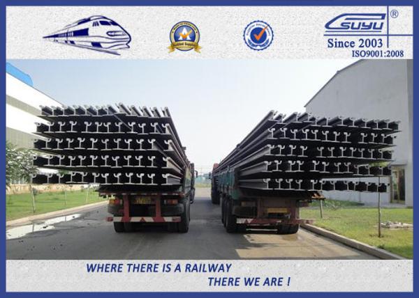 25m U75V 60R2 Steel Grooved track rails For Urban Tramway