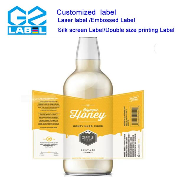 Étiquettes en vinyle imprimables personnalisées pour cosmétiques et livraison de nourriture