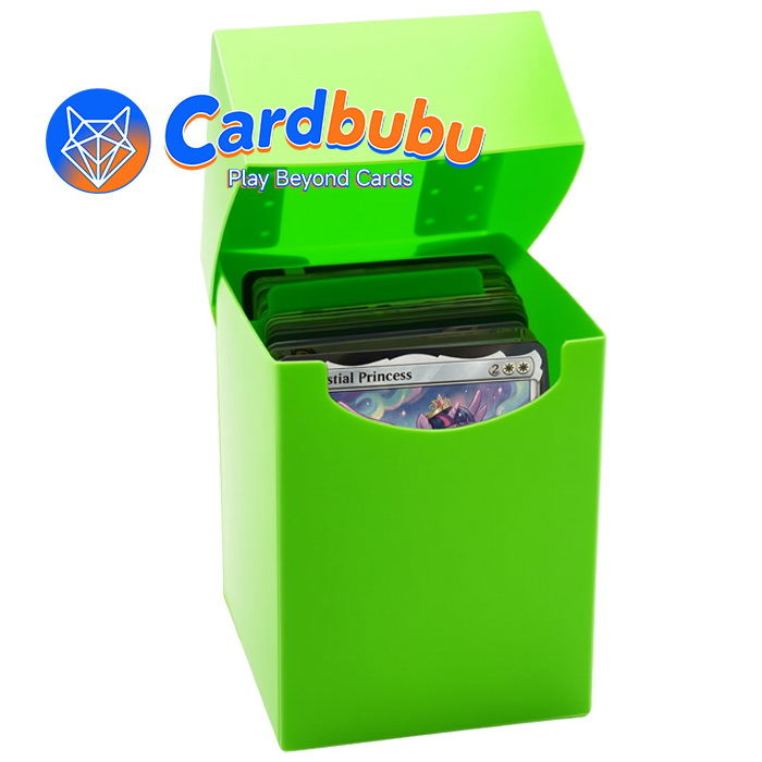 PP Plastic Deck Box MTG Solid Color 100 Trading Card Game Cases TCG Sports Box
