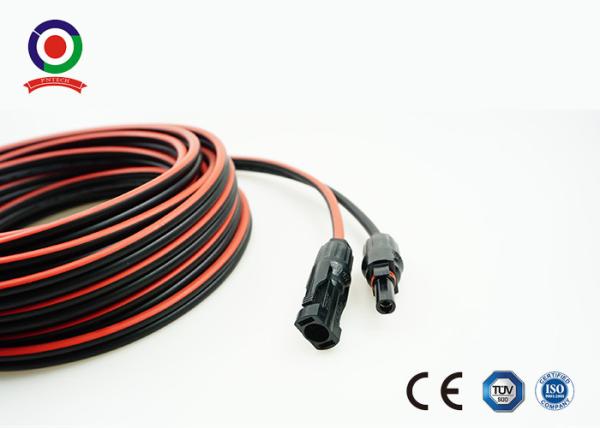Auto cabo solar do OEM 6mm2 do fechamento, cabo distribuidor de corrente de painel solar da prova da poeira