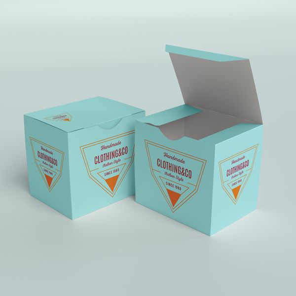 Customized Size Kraft White Cardboard Paper Folding Box for Packaging Cosmetic Gift