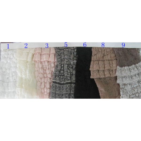 High Tenacity Stretch Floral Lace Fabric For Home Decoration CY-LW0182