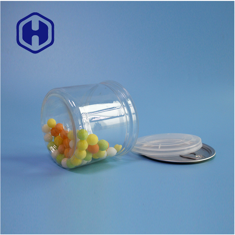 Wholesale Packaging Supplies Round Spice Leak Proof Plastic Can With Aluminium PE Lid