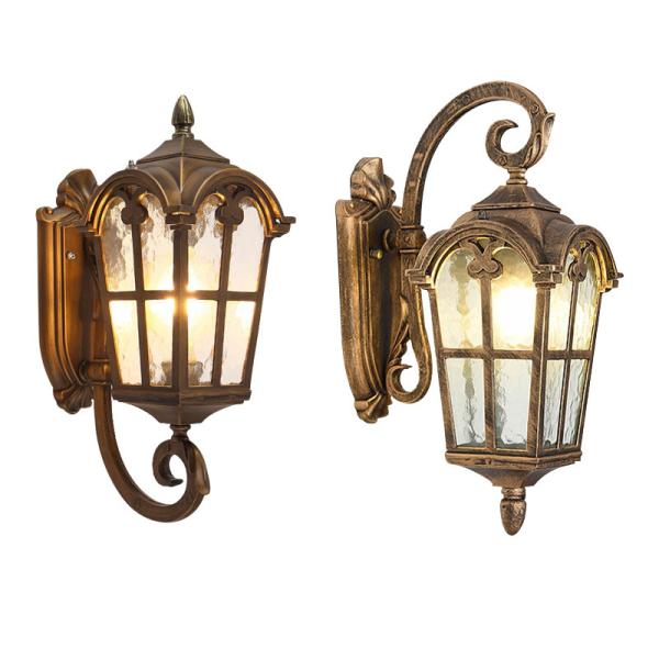 JYLIGHTING Lumière murale extérieure à LED de style européen étanche pour balcon jardin villa éclairage de cour moderne