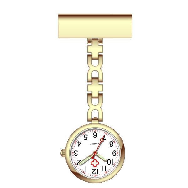 Nurse Watch FOB Nurse Pocket Watch Silver Hospital Quartz Clock Luminous Doctor Watches Creative Doctor Nursing Gift 5pc