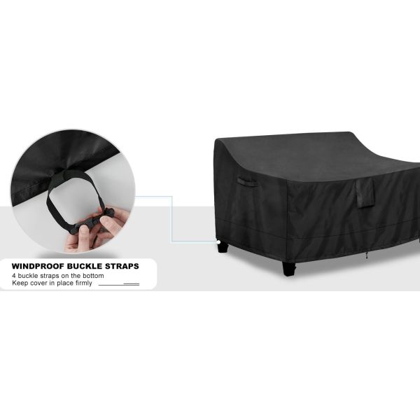 Outdoor Liners Outdoor Waterproof Patio Loveseat Couch Cover - UV Resistant Patio Sofa Furniture Covers Weatherproof