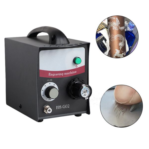 Одиночные законченные инструменты гравировального станка HH-G02 ювелирных изделий пневматические гравируя