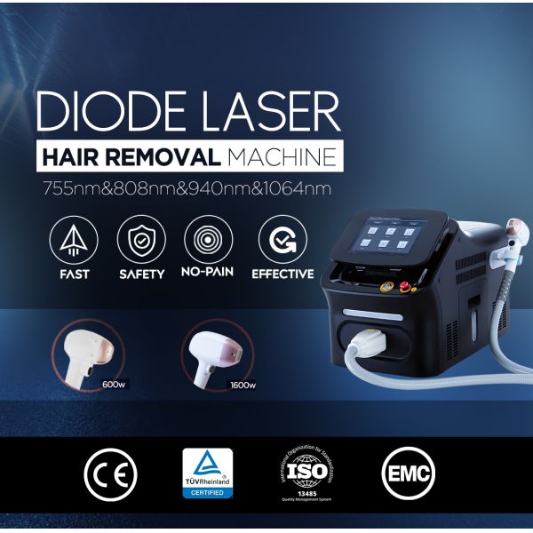 2025 New 4-wavelength Medical Beauty Dedicated Android Portable 808 Laser Hair Removal Machine Suitable for All Kinds of People