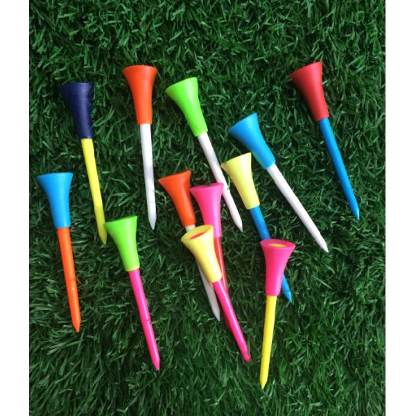 rubber golf tee , golf tees , golf tee (rubber head + plastic shaft)