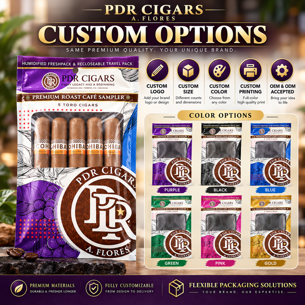 cigar bags holds 5 to 20 cigars depending on size designed to maintain optimal humidity levels ensuring cigar