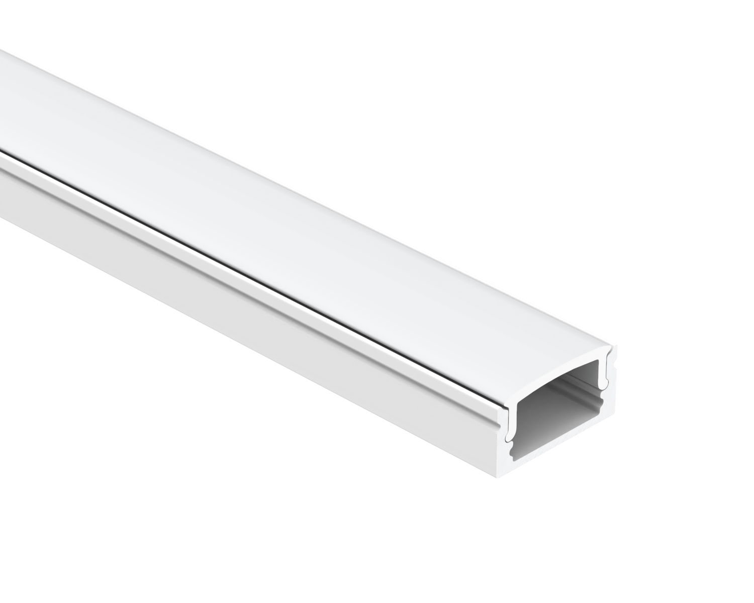 6063 T5 Aluminum Alloy LED Strip Aluminium Profile with Sandblasting Oxidation for PCB Width up to 12mm