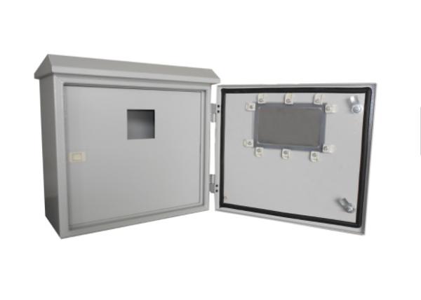 Outdoor Indoor Stainless Steel Electrical Cabinet / Anti Rust Metal Distribution Box
