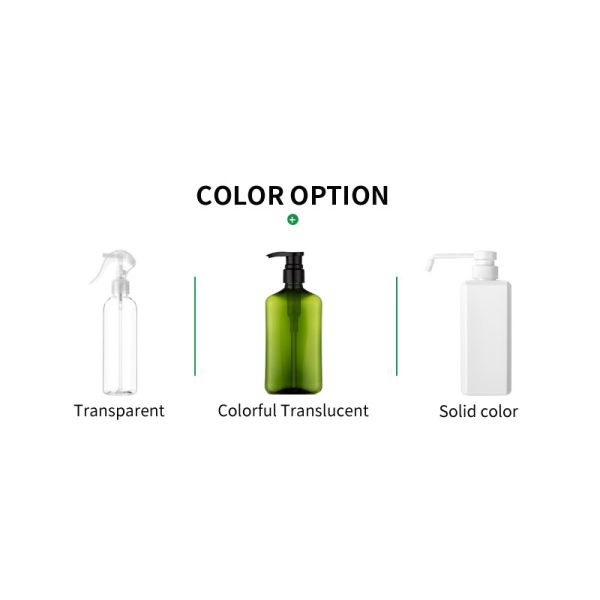 Бутылка Eco белых контейнеров ухода за волосами 500ml пластиковая упаковывая для проводника волос