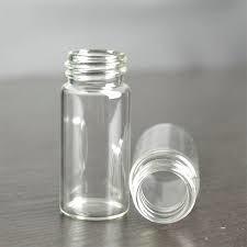 Professional Supply Clear / Amber Low Borosilicate Glass Screw Vial