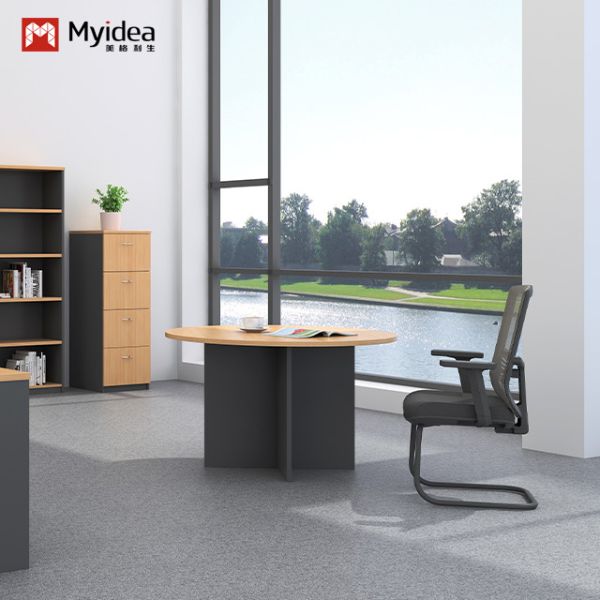 Salle de séjour Table à café circulaire pour plusieurs personnes