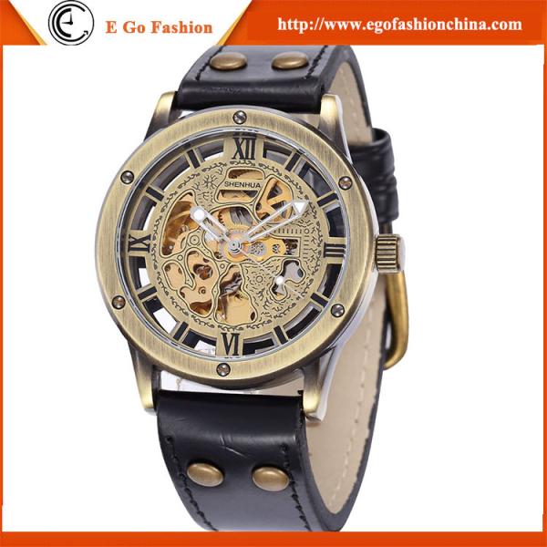 SH01 Vintage Watch Man China Watch Supplier SHENHUA Branding Watches Mechanical Gift Watch