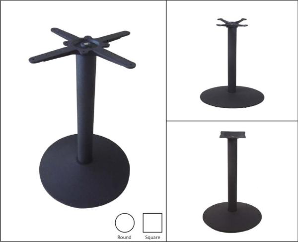 Cast Iron Bistro Table Base Powder Coated Round base Restaurant Table bar table