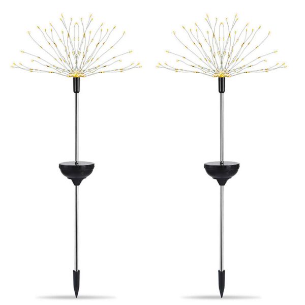 69cm Stainelss Steel Solar Firework Light RoHS Solar Tree Lights Outdoor