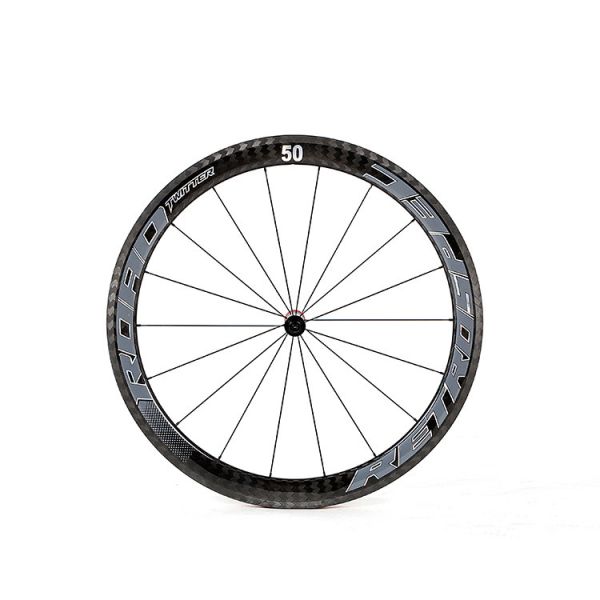 велосипед Wheelset дороги углерода Twill 12K, конюшня 50mm Wheelset 700C RS R50DB