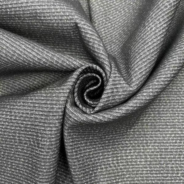 Floating Grid Dual Tone Weft Stretch Fabric 75D*75D+40D+150D 97% Polyester 3% Spandex