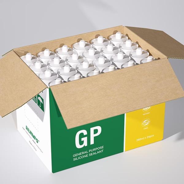 280 ml de sédatif acétique neutre en silicone résistant au rétrécissement