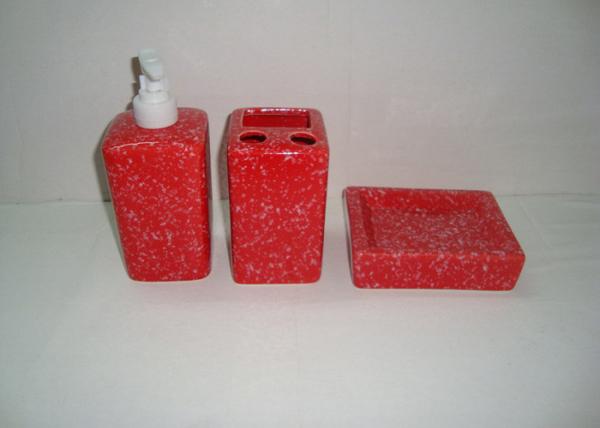 Size Common Ceramic Bathroom Set Stoneware Marble Bathroom Accessories