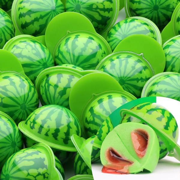 OEM Bulk Filled Gummy Balls Mango Shape Soft  Halal Certified Fruit Soft Candy