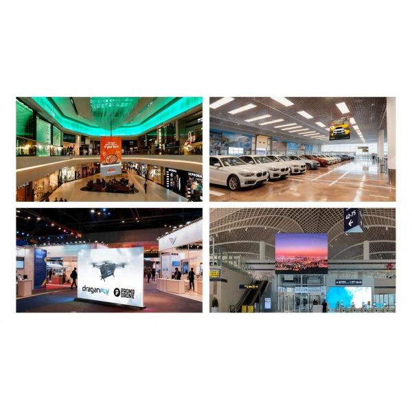 Ultra Thin Double Side Indoor Hanging HD LED Video Wall Panel Display Screen
