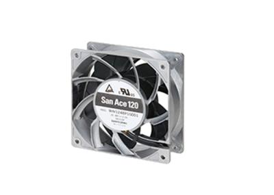 High Speed Computer Case Cooling Fans Axial 12038 24V Ball Bearing Aluminum Frame