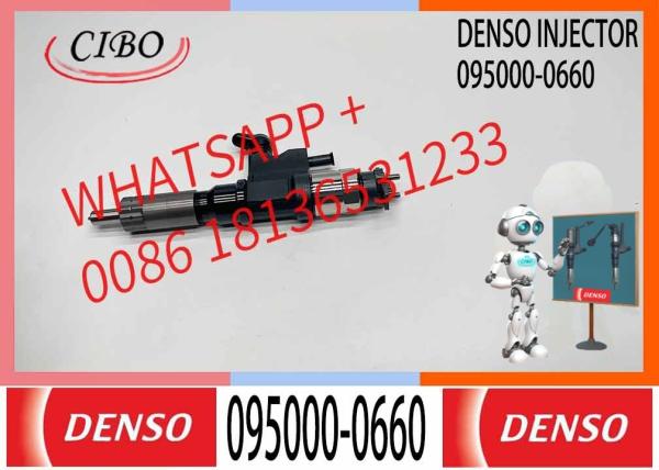 Fuel Injector 095000-0660 / 0950000660 / 8-98284393-0 for 2001-2007 Isuzu NPR NPR-HD 4HK1 4.8L 5.2L