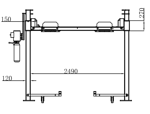 110V 220V 230V Four Post Parking Lift 4 Post Garage Lift