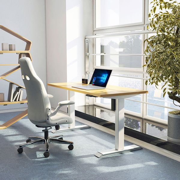 Поставщики предлагают черный деревянный моторизованный стол для регулируемой высоты