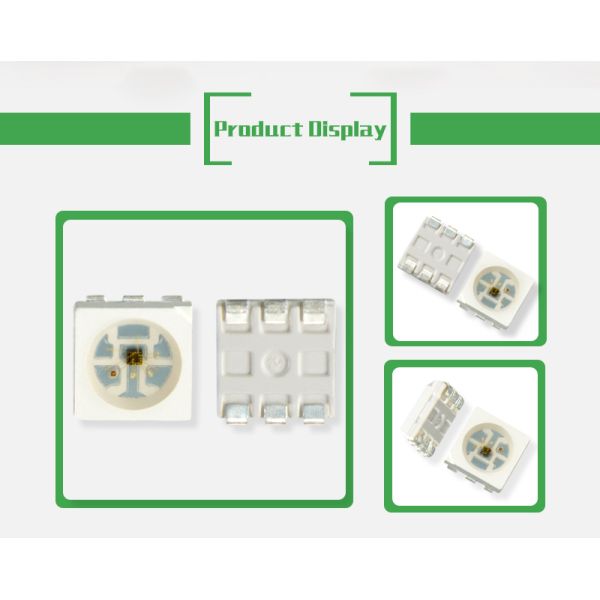 IC Built-in 5050 RGB SMD LED Full Color LED Chip LC8808 6 PIN 5050 RGB LED Chip SMD