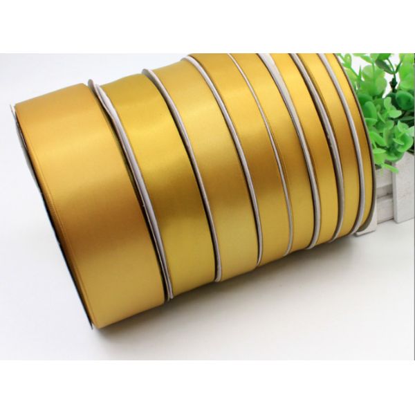 Golden high-density ribbon, colorful ribbon, home textile, fresh flower strap