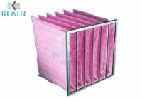 L'aluminium fin synthétique de filtres à air du sac G4/a galvanisé l'acier pour tous les systèmes de la CAHT