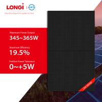 350w o painel Longi solar 355w 360w 365w que dobra os painéis solares põe o painel solar