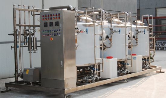 500LPH Full Auto CIP Cleaning System PLC Control For Dairy Processing Equipment