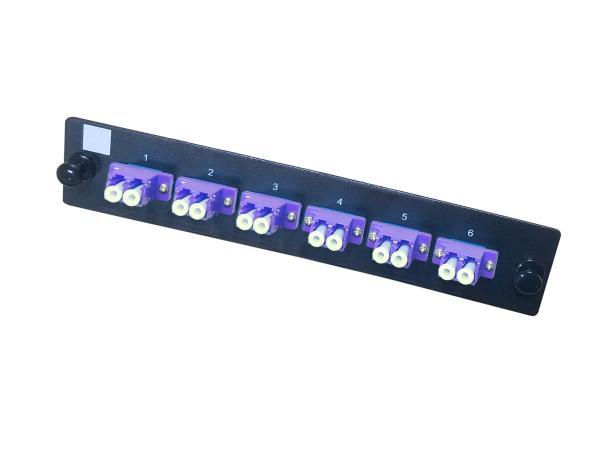 Black Fiber Optic Patch Panel 2U 96F Pull Out Modular For LC/SC/FC/ST Adapter