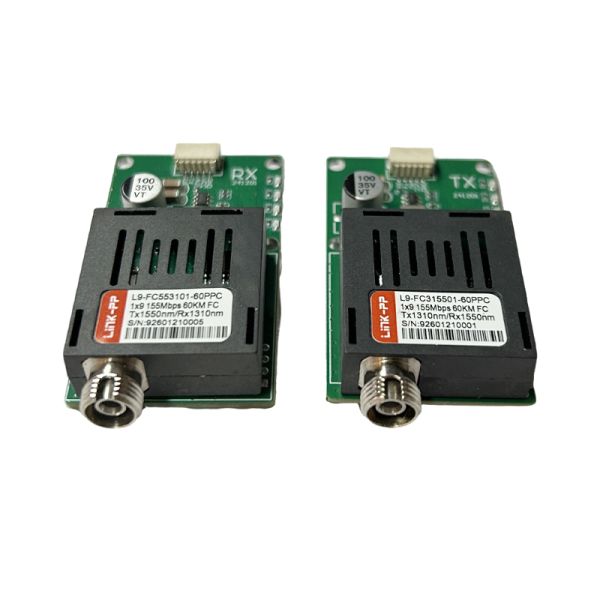 L9-FC553101-60PPC 155Mbps 1×9 FC Transceiver Tx1550nm/Rx1310nm