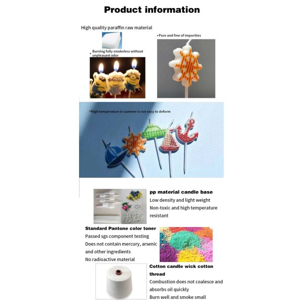 Des bougies en forme de voitures dessinées pour les enfants Décoration de gâteau faite à la main au Mexique