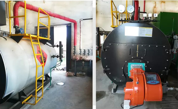 Textile Machine Horizontal Fire Tube 20T/H Gas Oil Boiler