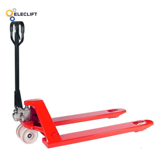 400Lbs Powder Coated Custom Manual Pallet Truck With 2-3 In Load Rollers