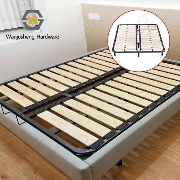 Modern Style Easy to Assemble Wholesale Sale Load Bearing Bed Metal Accessories Bed Frame for Apartment Dormitory