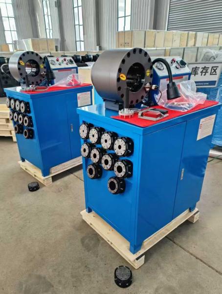 600T Crimping Force Rubber Hose Crimping Machine with 0.01 mm Accuracy and 6-51mm Range for Hydraulic Hose Crimper