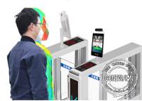 Paso elegante LCD Sreen del escáner del certificado de la UE Digital Covid del control de acceso de la entrada con Android