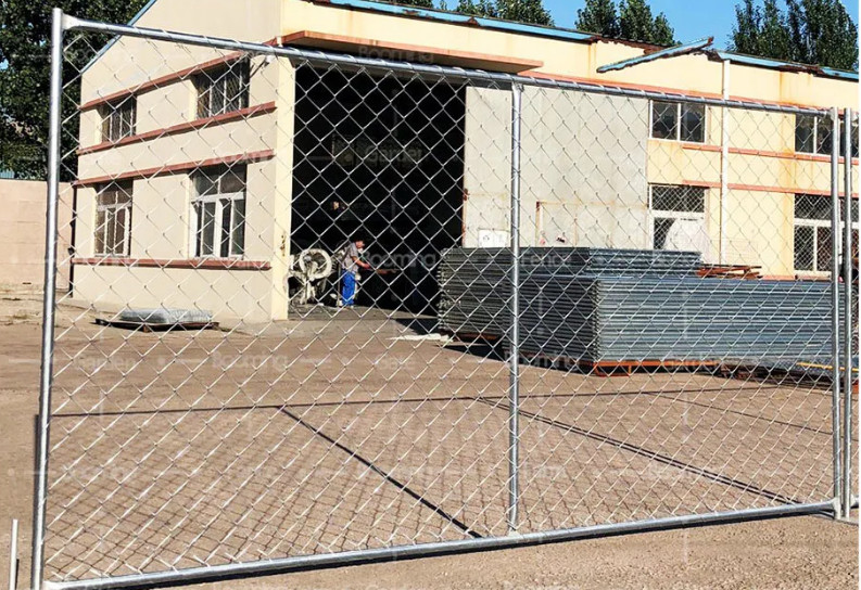 Винил покрыл загородку конструкции Temp ног 6x10